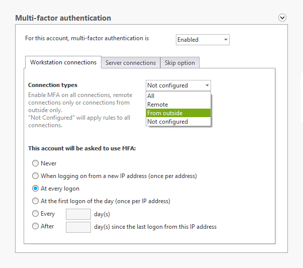 Two-factor authentication Two-factor authentication