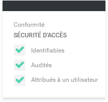 Être conforme sur la sécurisation des accès
